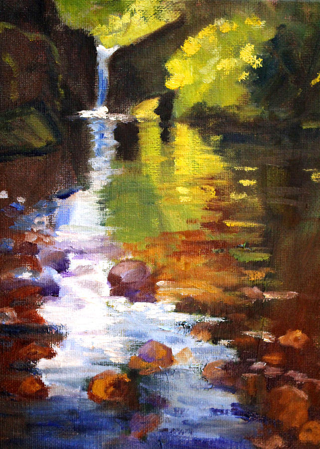 Reflection Painting by Nancy Merkle