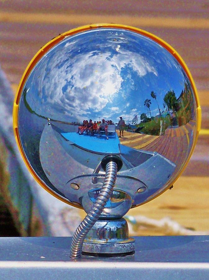 Reflection Of A Airboat Photograph