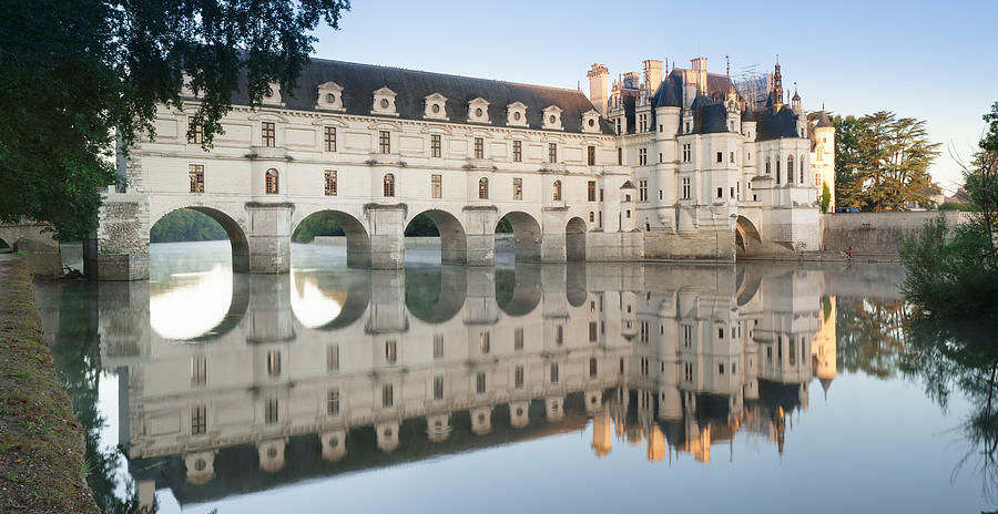 Reflection Of A Castle In A River Photograph by Panoramic Images