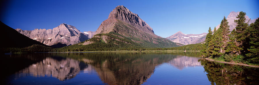 Reflection Of Mountains In A Lake Photograph by Panoramic Images - Fine ...