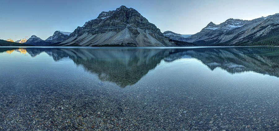 Reflection Of Mountains On Tranquil Photograph by Ascentxmedia