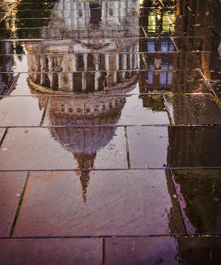Reflection of St Pauls Photograph by Heather Applegate