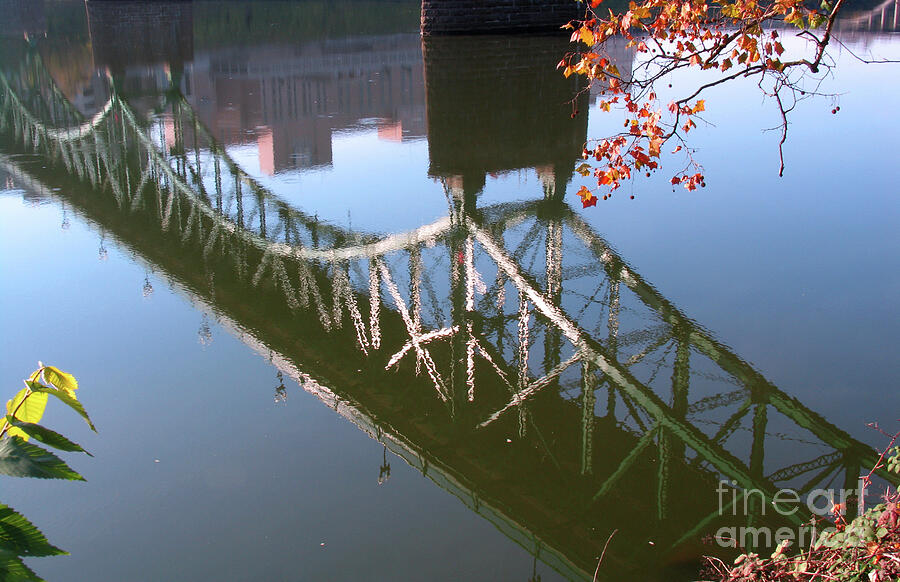 Reflection Of The Gay Street Bridge Photograph by Douglas Stucky