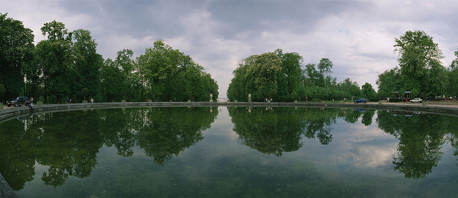 Reflection Of Trees In A Pond Photograph by Panoramic Images