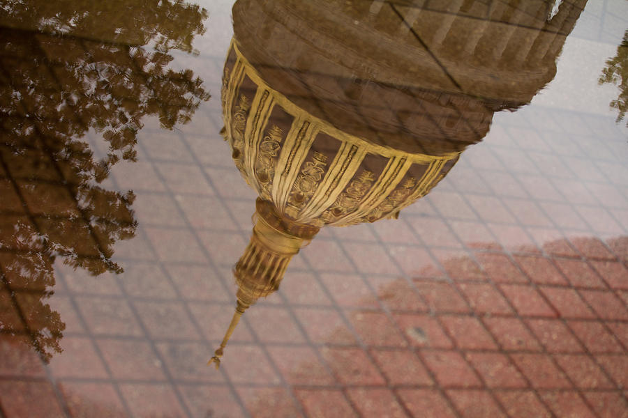 Architecture Photograph - reflection of WV by Shane Holsclaw