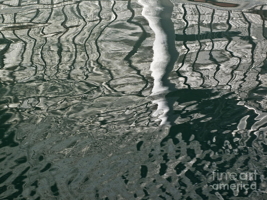 Reflection on rippled water Photograph by Heiko Koehrer-Wagner