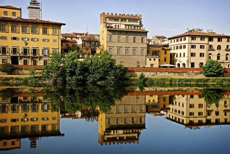 Reflection on the Arno Photograph by Tony Park | Fine Art America