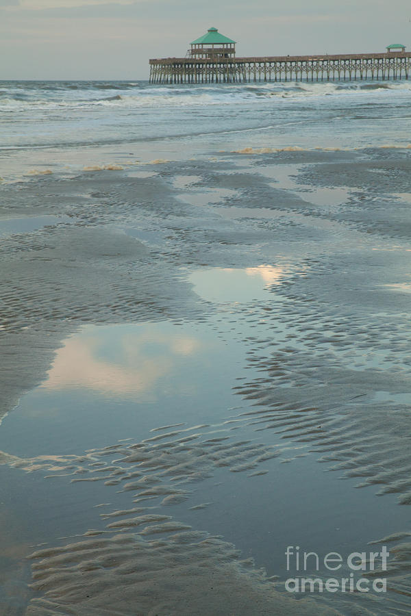 Landscape Photograph - Reflection on the Seashore by Iris Greenwell