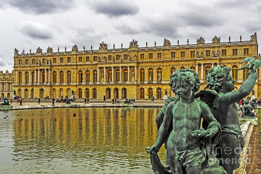 Reflection Pool of Versailles Photograph by Elvis Vaughn