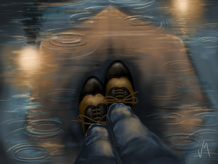Reflection Painting by Veronica Minozzi