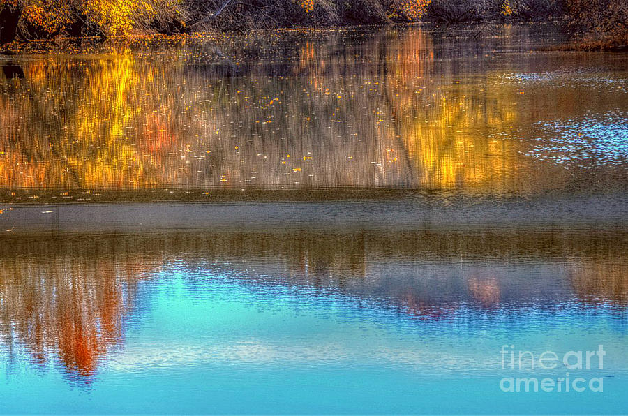 Reflection With a Ripple  Photograph by Peggy Franz