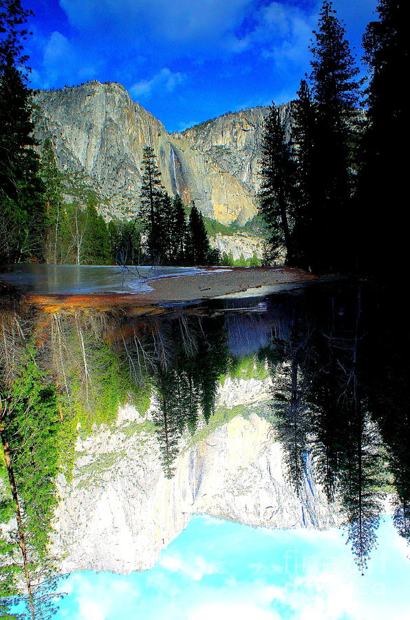 Reflections 1 Yosemite Photograph by Theresa Ramos-DuVon