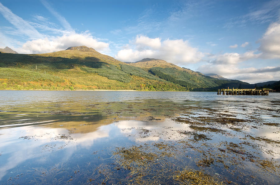 Reflections at Arrochar Photograph by Stephen Taylor