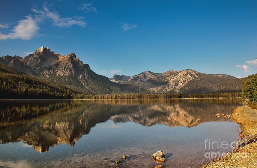 Nature Photograph - Reflections At Stanley Lake by Robert Bales