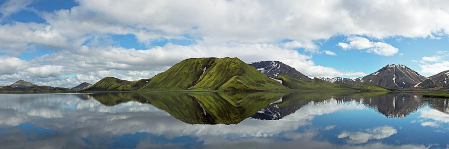 Reflections In A Lake In Photograph by M And J Rousell