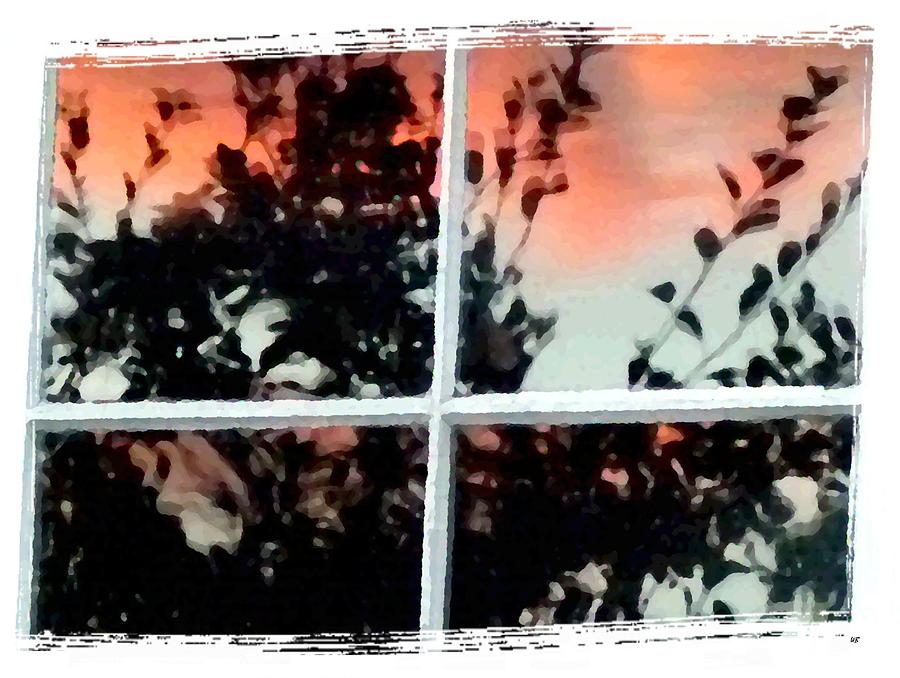 Reflections In An Old Window Digital Art by Will Borden