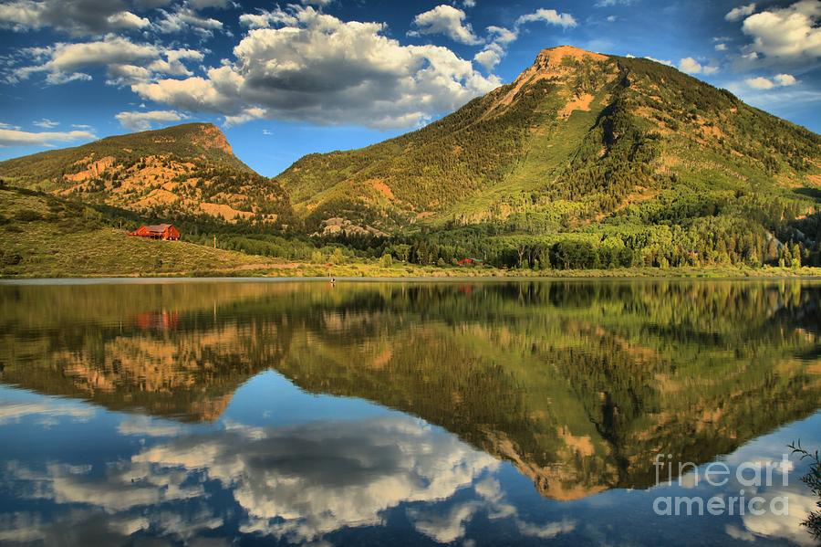 Marble Colorado Photograph - Reflections In Beaver Lake by Adam Jewell