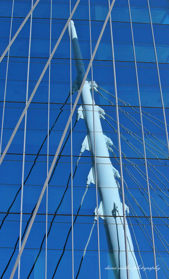 Denver Photograph - Reflections in Blue by Diana Walker