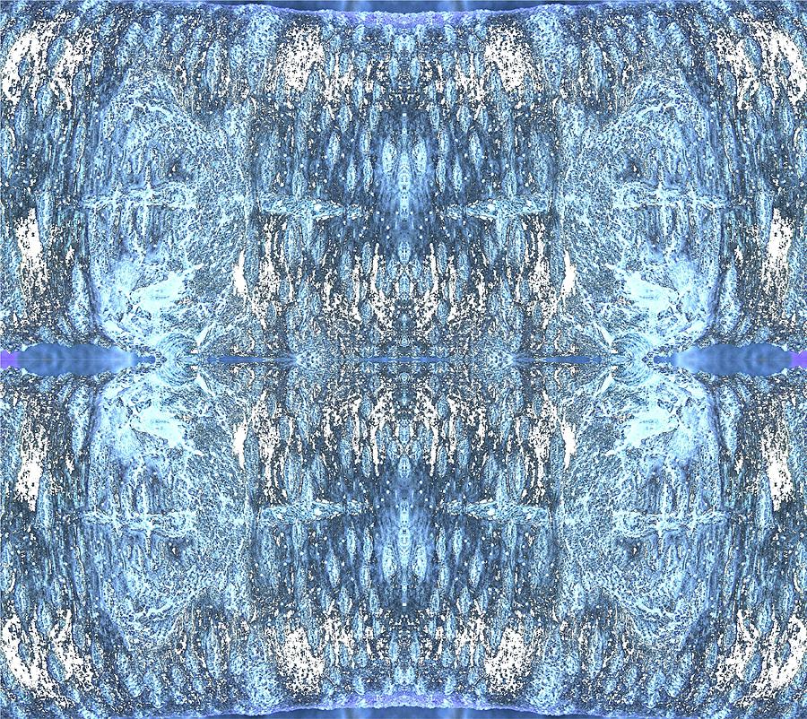 Reflections in Blue Digital Art by Stephanie Grant