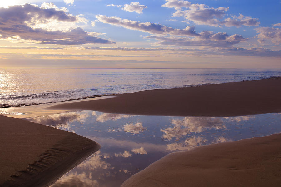 Lake Michigan Photograph - Reflections in Directions by Rachel Cohen