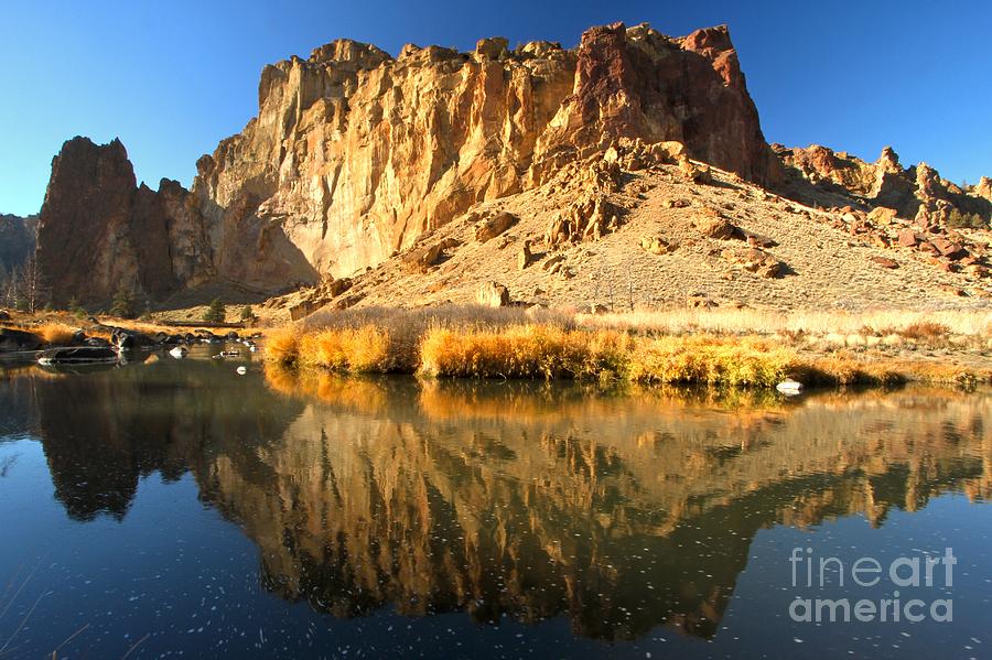 Reflections In The Crooked River Photograph by Adam Jewell