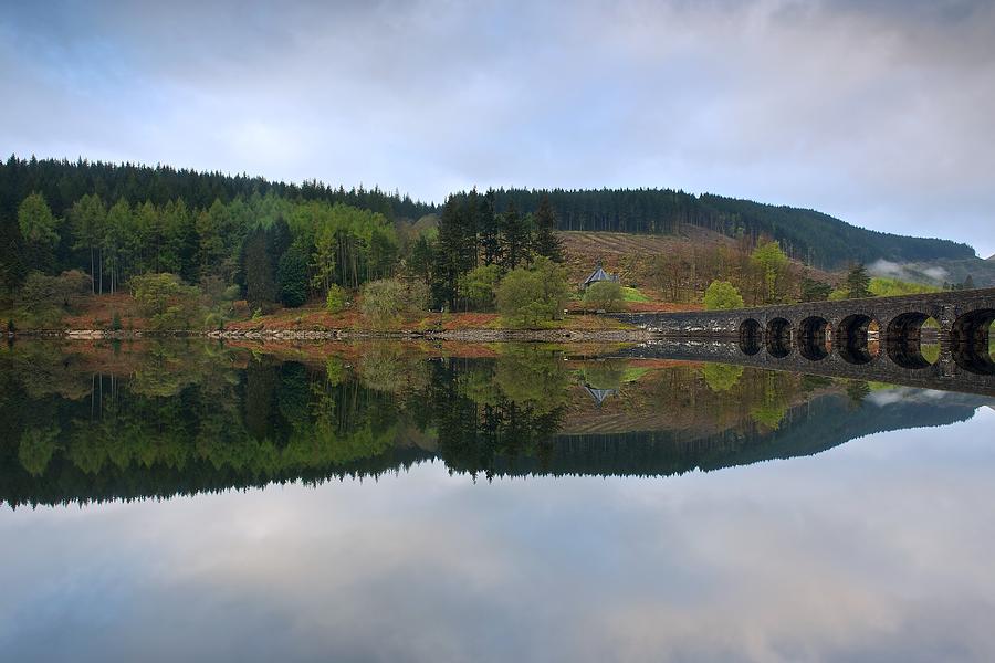 Reflections in the Elan Valley Photograph by Stephen Taylor