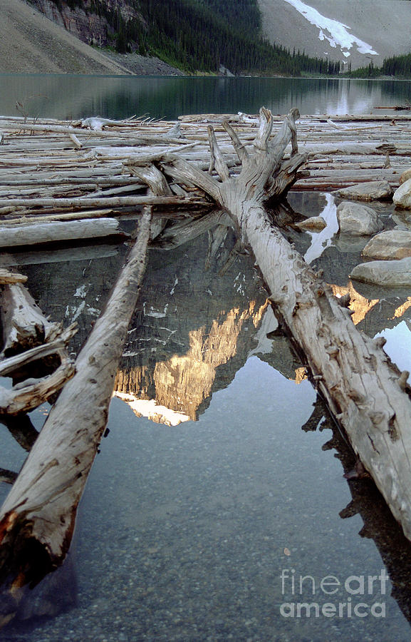 Reflections - Lake Moraine Photograph by Sharon Elliott