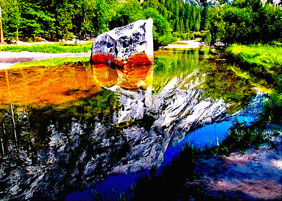 Yosemite National Park Photograph - Reflections - Mirror Lake - Yosemite by Bob and Nadine Johnston