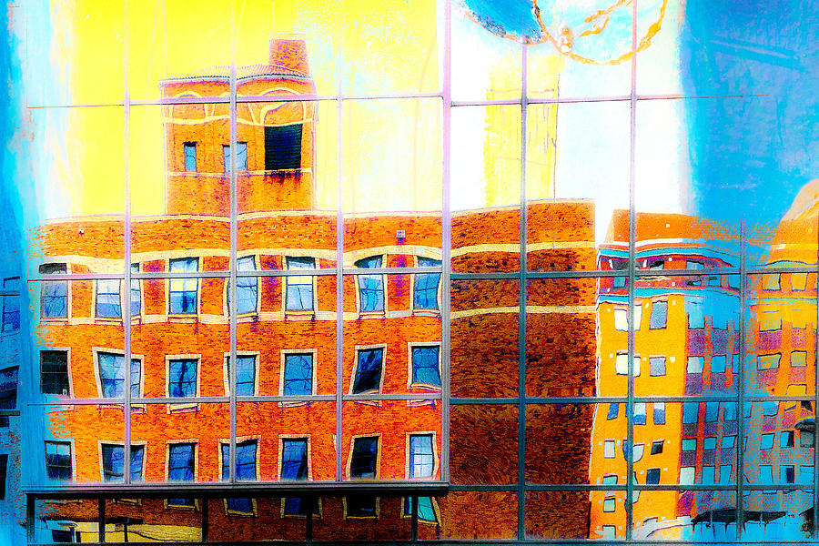 Reflections of a City 2 Digital Art by Susan Stone