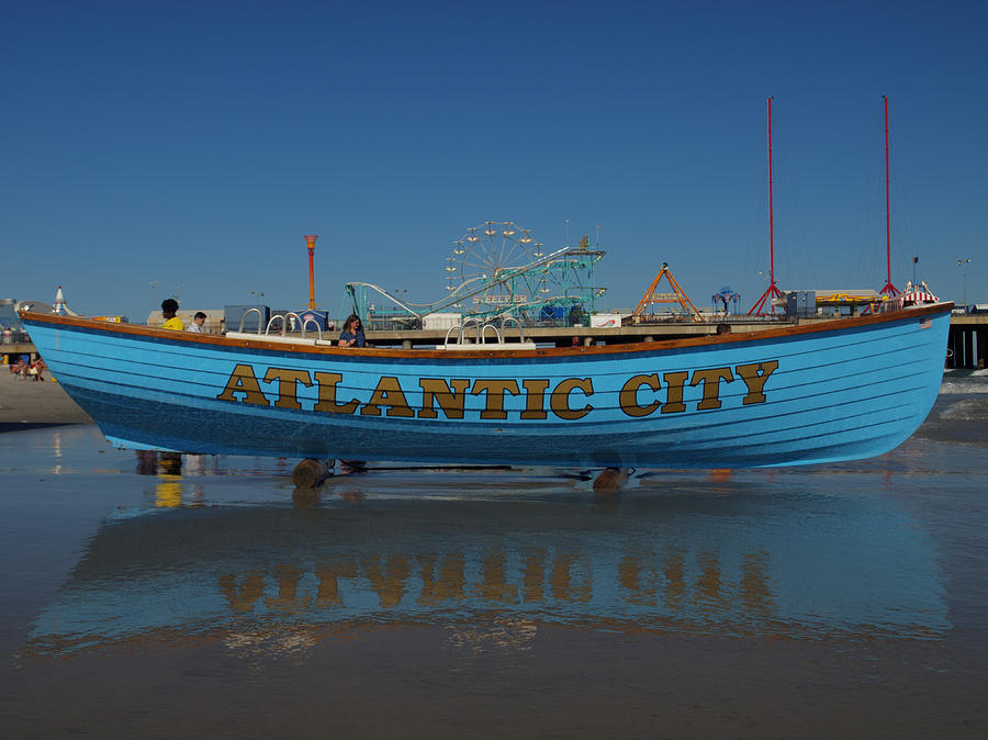Reflections of Atlantic City Photograph by Joshua House