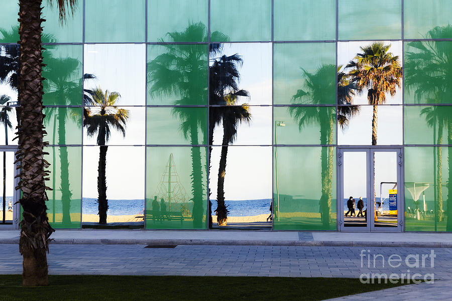 Barcelona Photograph - Reflections of Barcelona by George Oze