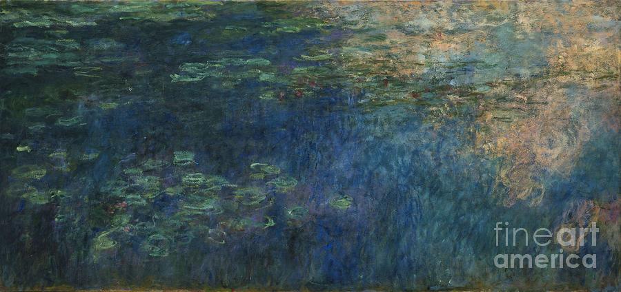 Claude Monet Painting - Reflections of Clouds on the Water Lily Pond by Claude Monet