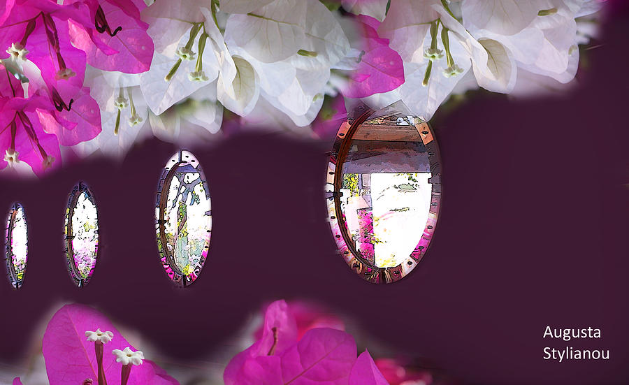 Reflections of Flowers Digital Art by Augusta Stylianou