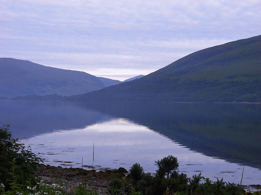 Reflections of Loch Linnhe at Dawn Photograph by Joan-Violet Stretch