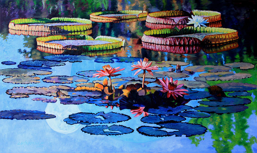 Reflections of Natures Beauty Painting by John Lautermilch