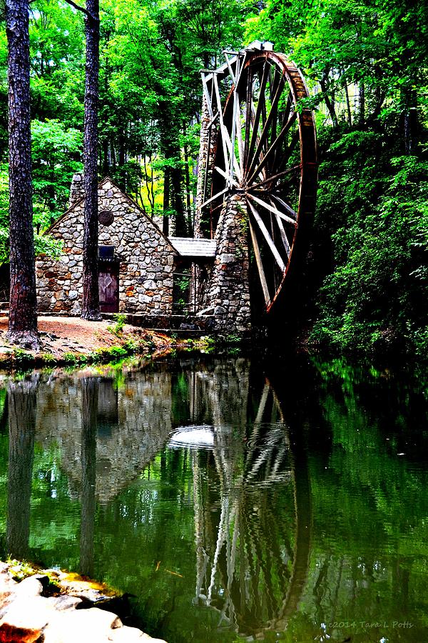 Reflections of Old Mill Photograph by Tara Potts