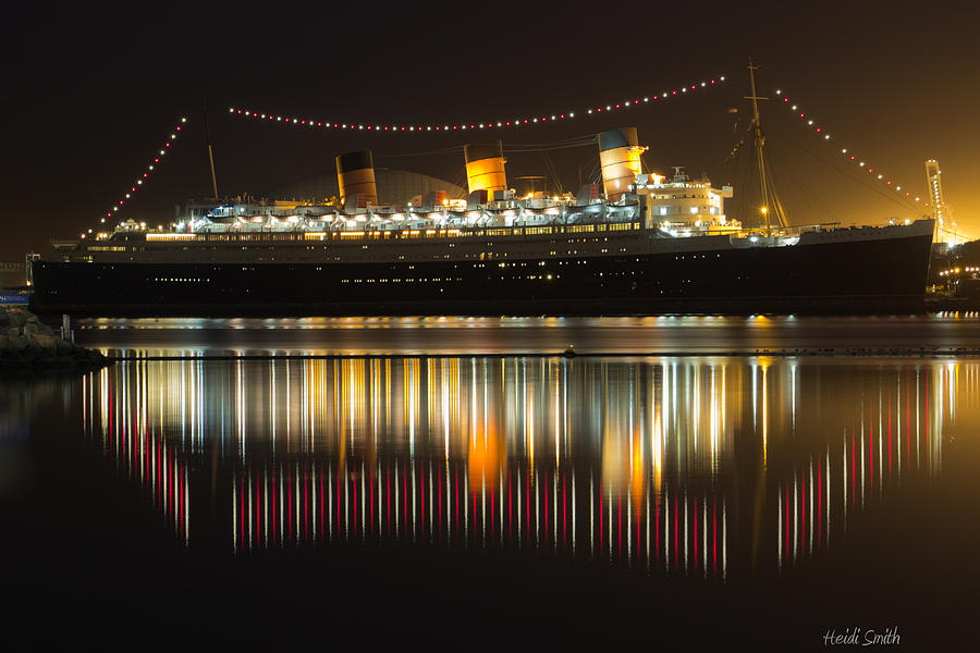Reflections Of Queen Mary Photograph by Heidi Smith