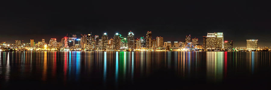 Reflections of San Diego Photograph by Mark Whitt