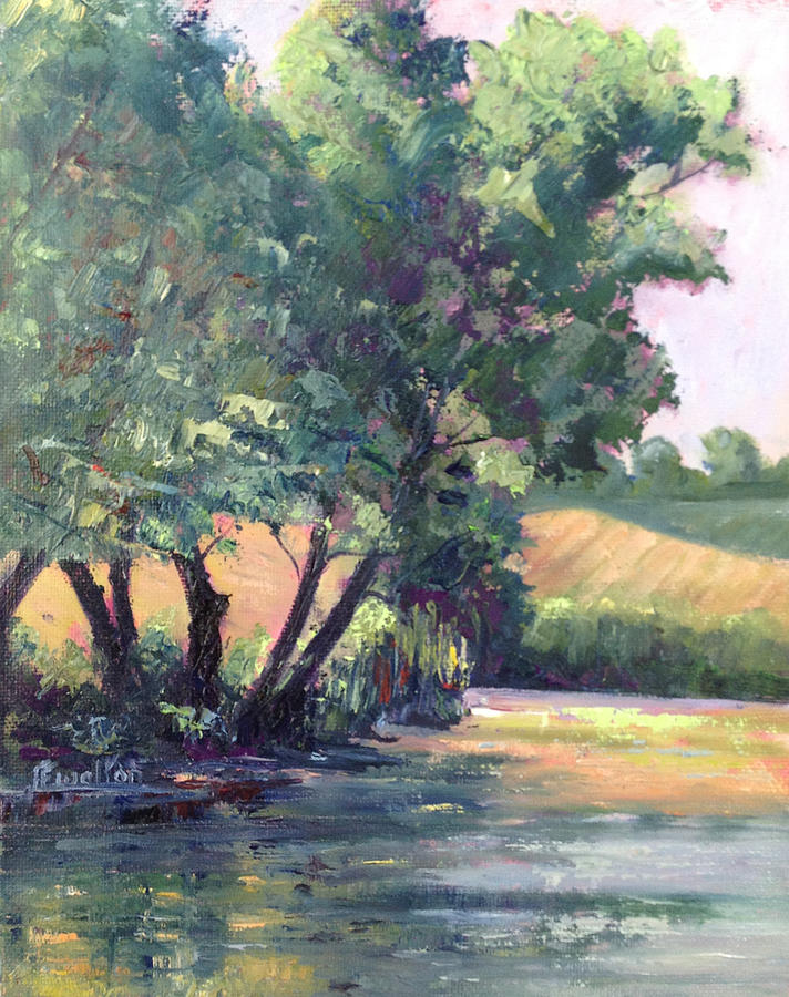Reflections of Summer Painting by Judy Fischer Walton