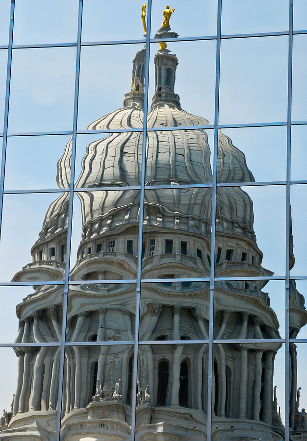 Reflections of the Capitol Photograph by Christi Kraft