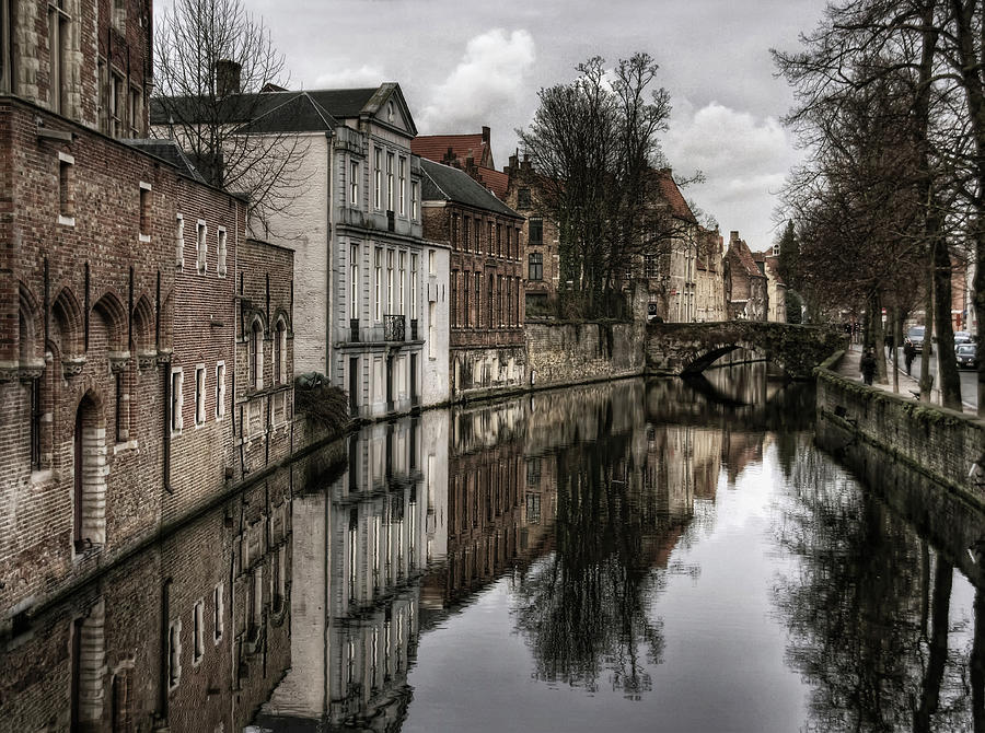 Winter Photograph - Reflections Of The Past ... by Yvette Depaepe