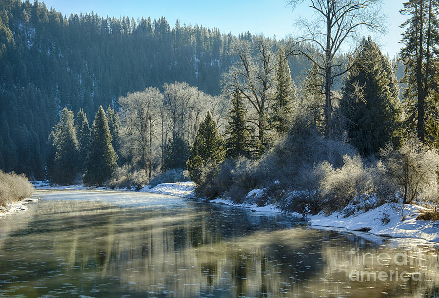 Reflections of Winter Photograph by Idaho Scenic Images Linda Lantzy
