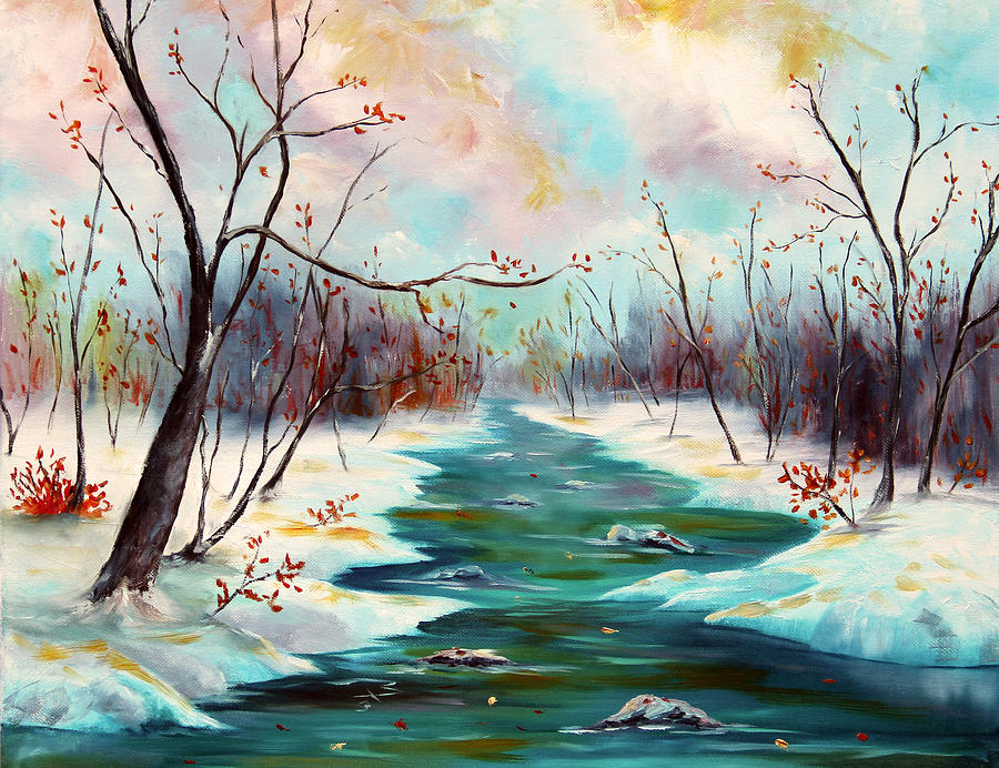 Winter Painting - Reflections of Worship by Meaghan Troup