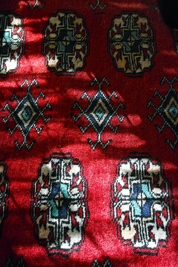 Reflections On A Persian Rug Photograph by Michele Myers