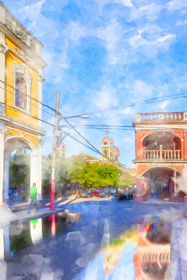 Reflections On Historic Granada - Nicaragua Photograph by Mark Tisdale
