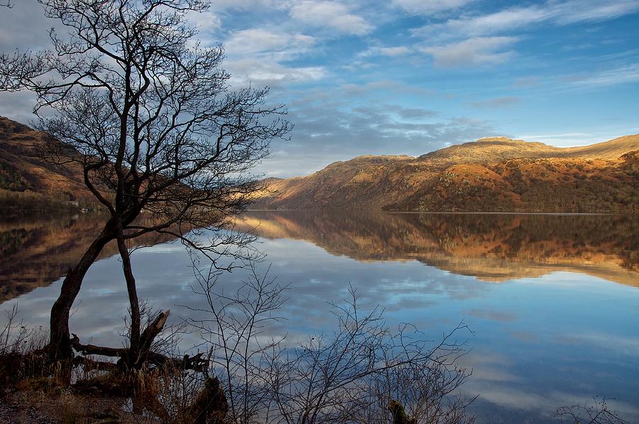 Reflections on Loch Lomond Photograph by Stephen Taylor