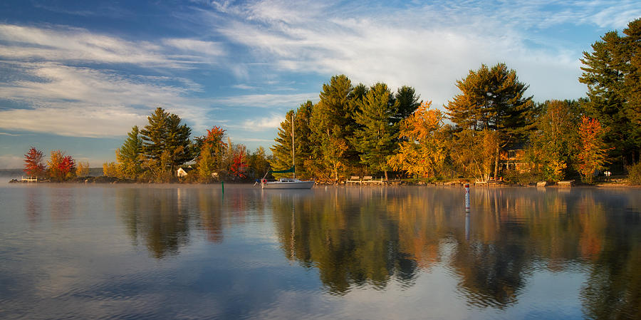 Reflections on Long Lake Photograph by Darylann Leonard Photography