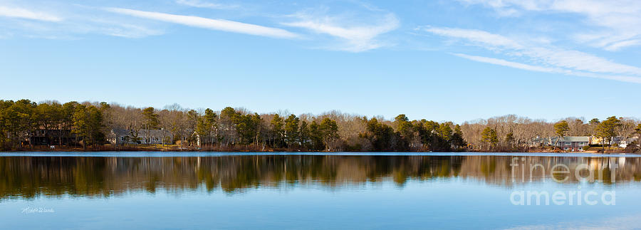 Spring Photograph - Reflections On Long Pond by Michelle Constantine