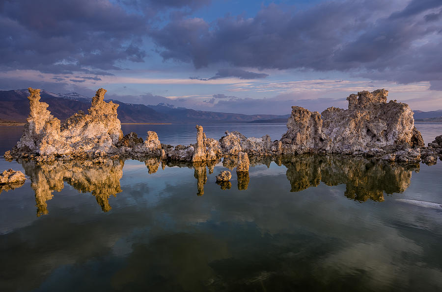Reflections on Mono Lake 1 Photograph by Greg Nyquist