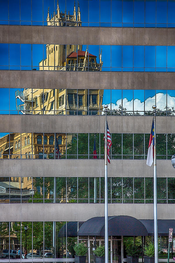 Reflections on the Jackson Tower Digital Art by John Haldane